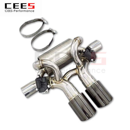 Exhaust System For Porsche 911 992 3.0T 2019-2023 Stainless Steel Catback Valve Muffler Auto Modification Terminale Scarico Auto