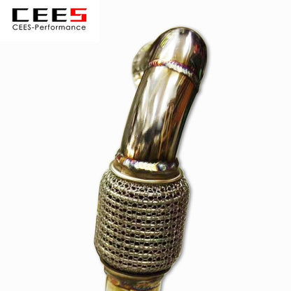 CEES Catback For Smart FORTWO Coupe (453) 2014-  High Performance Exhaust System Vavle Muffler Automobile Parts