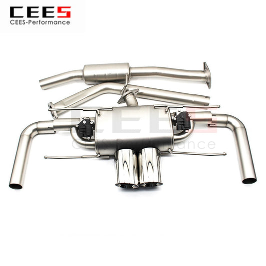 CEES Exhaust System For TOYOTA 86 Catback Stainless Steel Valve Muffler Catback Escape Tubo Escape Coche