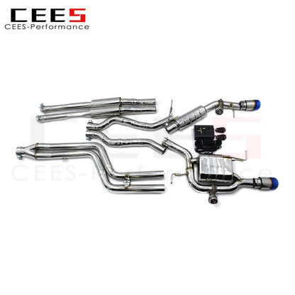 CEES Catback Exhaust for BMW 640/640i 2012-2018 Tuning Stainless Steel Valve Mufflers Exhaust Assembly Car Accessories Escape