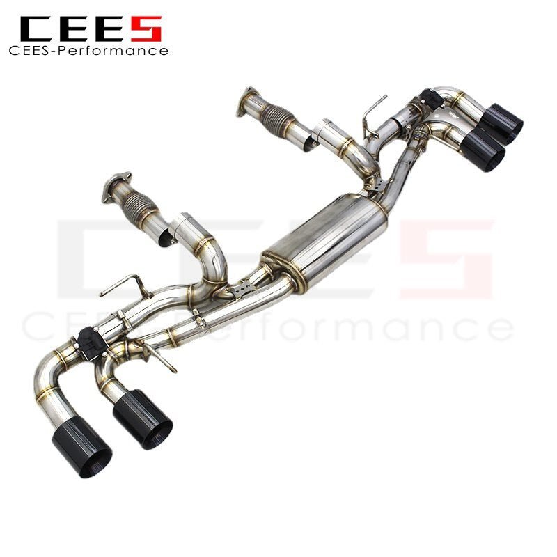 CEES Exhaust Pipes for Chevrolet Corvette C8 2019-2023 Performance Stainless Steel Catback Exhaust Muffler Car Exhaust System