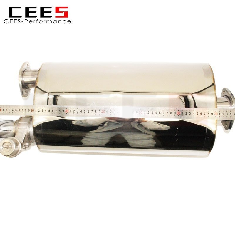 CEES Exhaust Pipe Muffler for Toyota Tundra 2014-2021 Tuniing Stainless Steel Exhaust System Universal Exhaust Valve Control