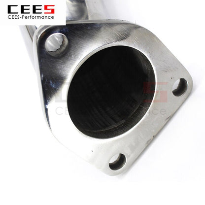 CEES Exhaust System For Honda CIVIC Mid Pipe Stainless Steel Valve Muffler Catback Escape Tubo Escape Coche Car Accessories