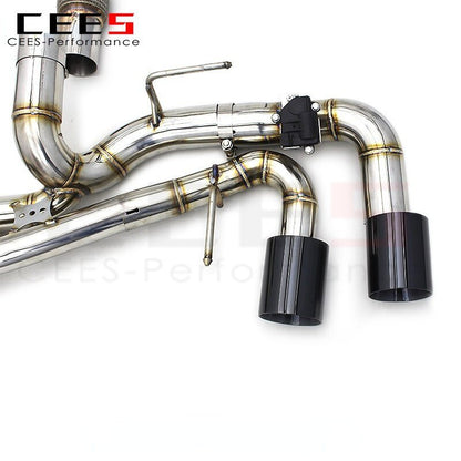 CEES Exhaust Pipes for Chevrolet Corvette C8 2019-2023 Performance Stainless Steel Catback Exhaust Muffler Car Exhaust System