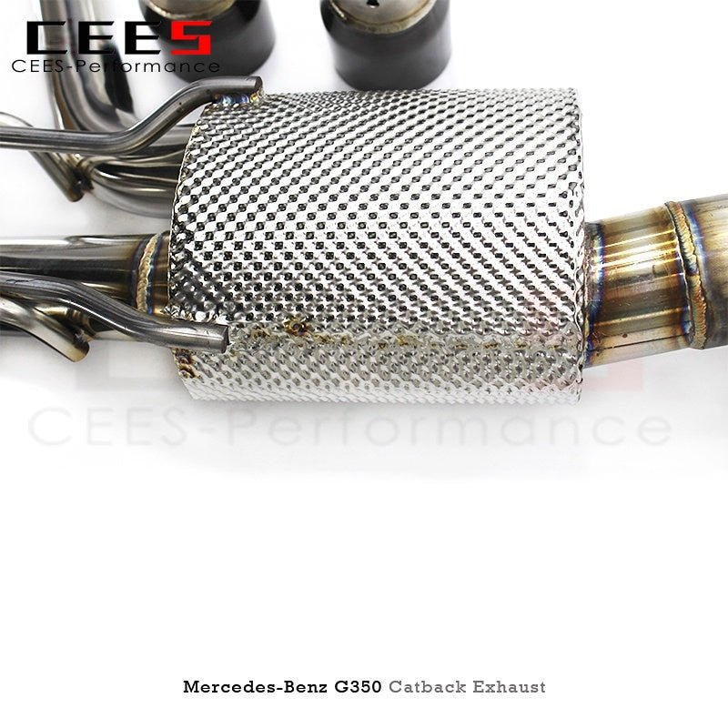 Catback Exhaust For Mercedes-Benz G350D W463/W464 3.0T 2014-2019 Exhaust Pipe 304 Stainless Steel escape  Exhaust System