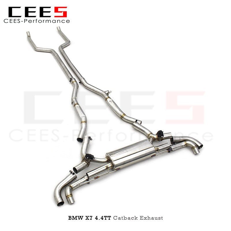 CEES Catback Exhaust Muffler for BMW X7 4.4TT 2019-2022 Tuning Stainle ...