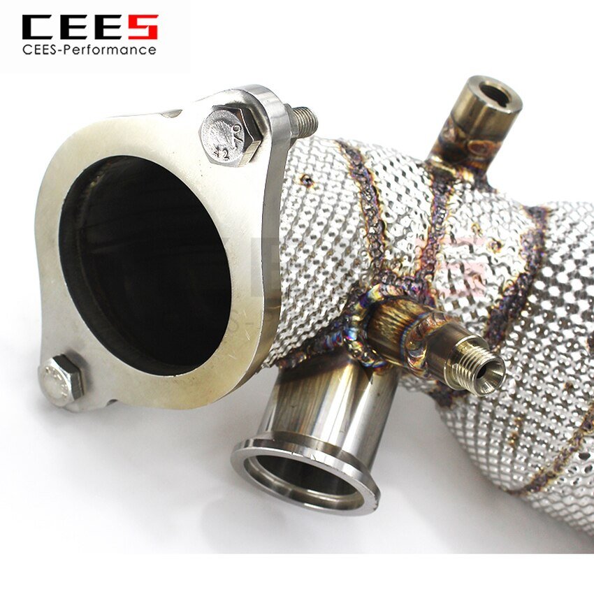 CEES Exhaust System For Alfa Romeo Giulia Headers With Catalyst Test Pipe Converter High Flow Catted Exhaust Downpipe