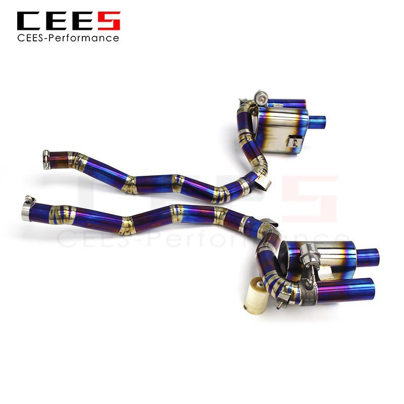 CEES Catback Exhaust X Pipe for Ferrari F12 Berlinetta 6.3 2012-2016 Performance Titanium Exhaust Valve Control Exhaust System