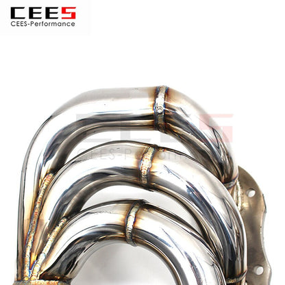 CEES Exhaust System For Porsche 981 Boxster Cayman Headers Stainless Steel Test Pipe No cat Downpipe Stainless Steel Car Parts