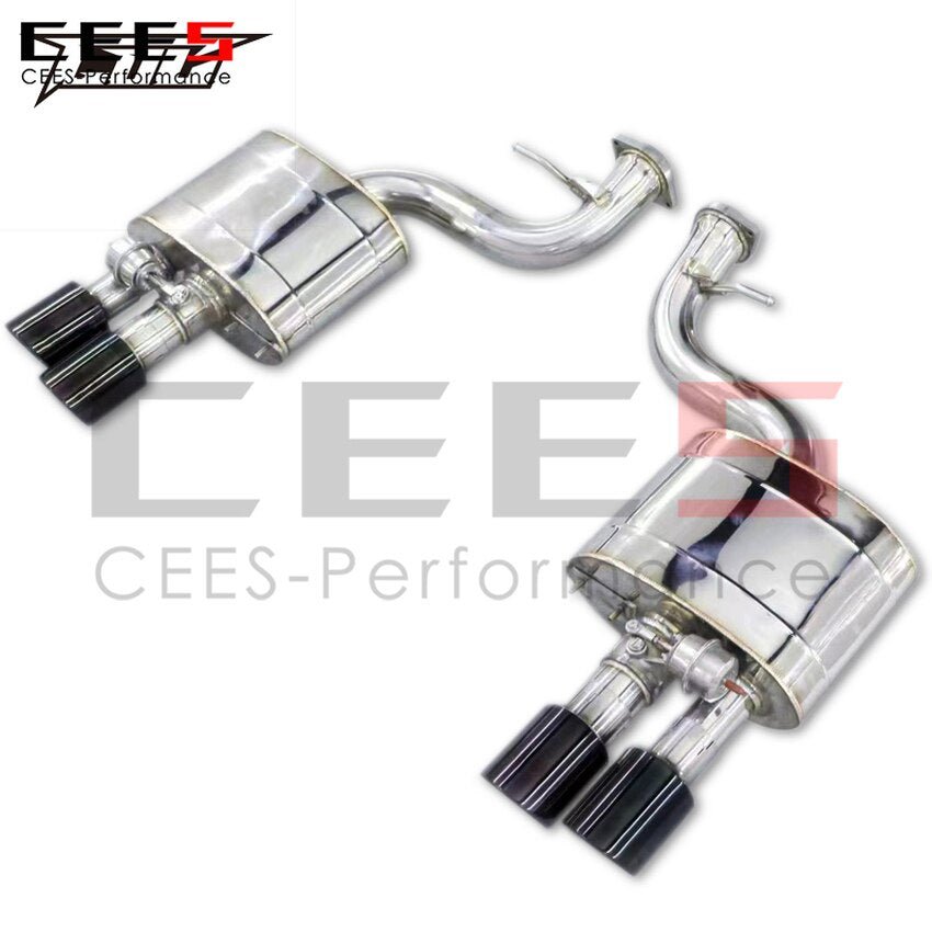 CEES Exhaust System For Ferrari 599 Stainless Steel Performance Valve Muffler Catback Escape Tubo Escape Coche  Car Accessories