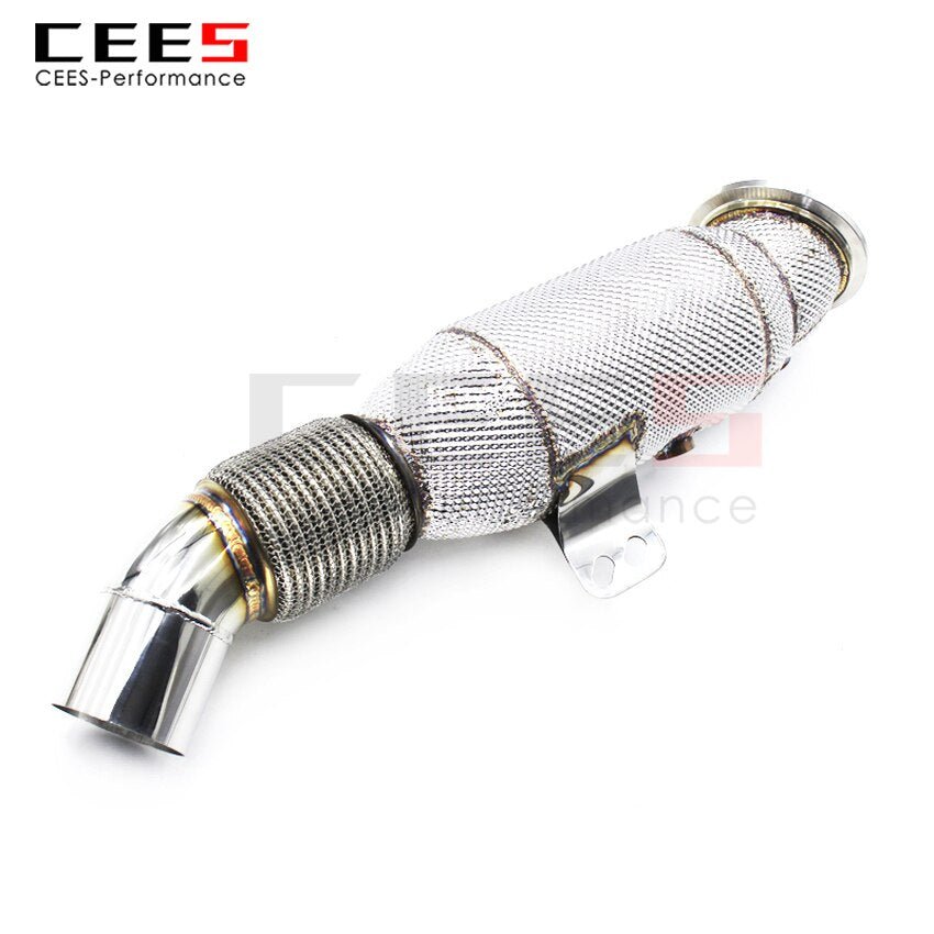 CEES Exhaust System For BMW 440i B58 Header With/Without Catalyst Test Pipe Converter High Flow Catted Exhaust Downpipe