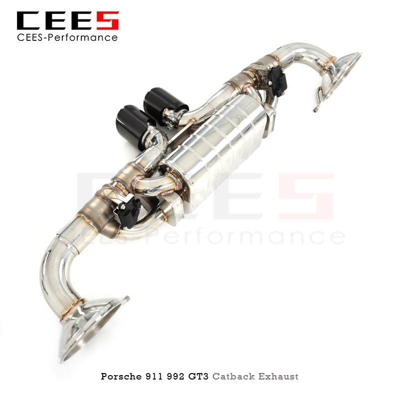 CEES Exhaust Manifold for Porsche 911 992 GT3 4.0 2015-2022 Performance Exhaust System Stainless Steel Muffler Car Exhaust Pipe