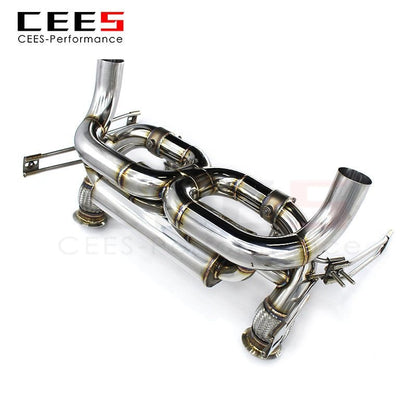 CEES Exhaust System For Lamborghini Huracan EVO Spyder 5.2 LP610 LP640 2019-2020 Stainless Steel Pipe Exhaust Downpipe Catback