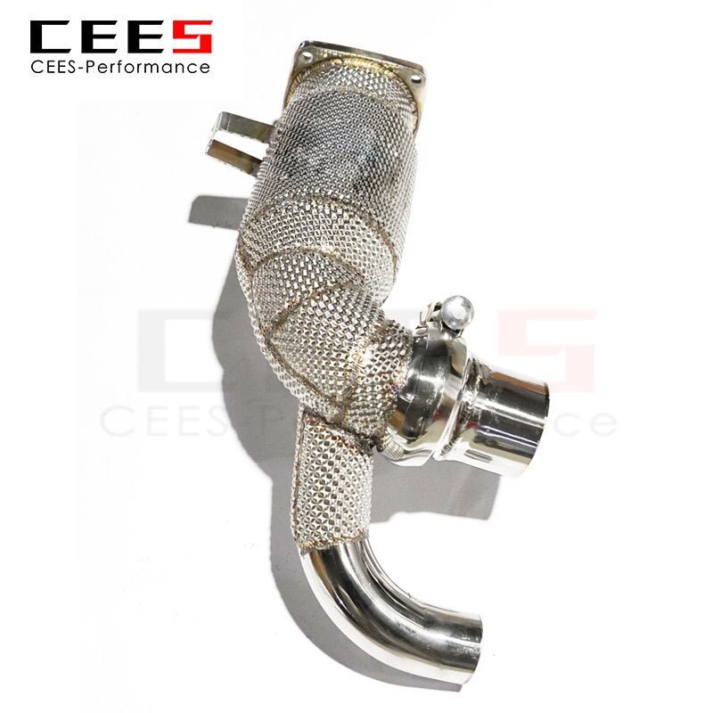 CEES Downpipe for PORSCHE 911/991.2 Carrera 3.0 2011+ Exhaust Pipes SS304 High Performance Exhaust Downpipe Without Catalyst