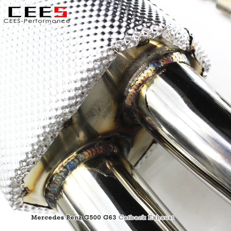 Catback Exhaust For Mercedes-Benz G500/G550/G63 W464 4.0T 2018-2020 Stainless Steel Exhaust Pipe Car Exhaust System