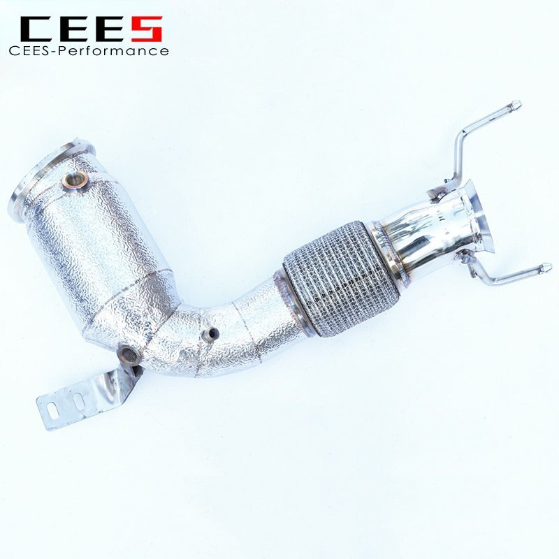 CEES Downpipe For BMW 120I 1.6T 2016 Stainless Steel Exhaust Pipe High Performance  Exhaust System Exhaust Downpipe WithCatalyst