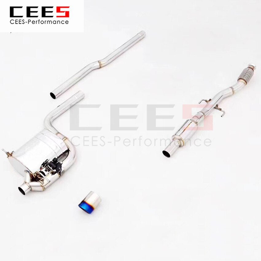 CEES Exhaust System For MINI R56 R57 Stainless Steel Valve Muffler Catback Escape Tubo Escape Coche Terminale Scarico Auto