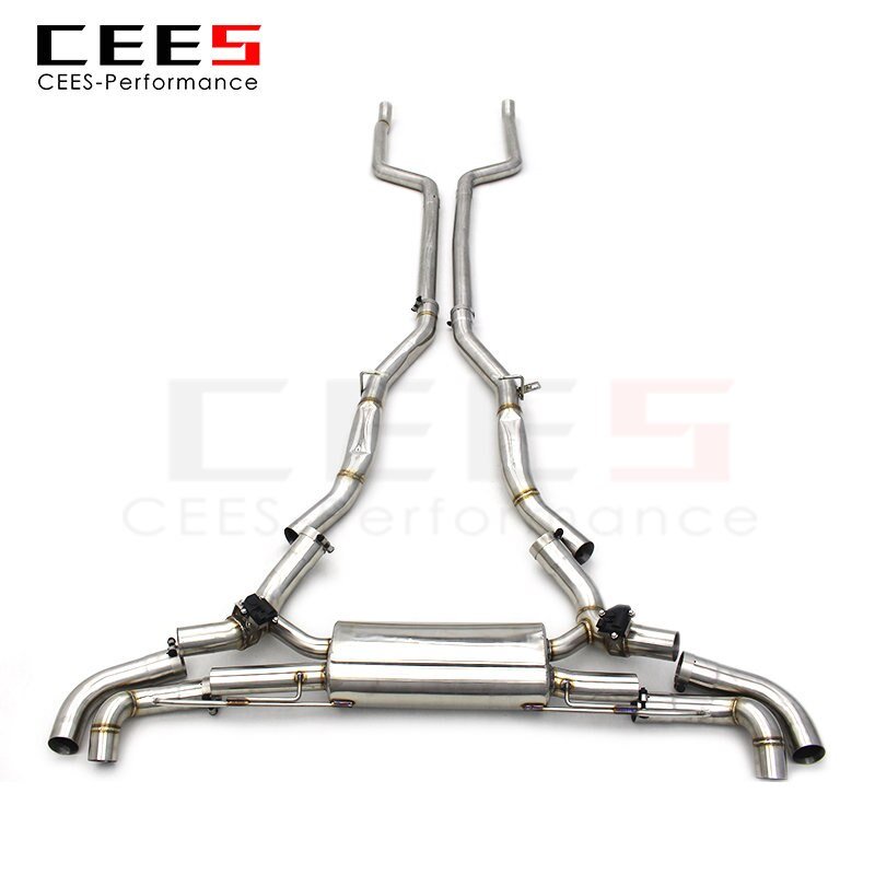 CEES Catback Exhaust Muffler for BMW X7 4.4TT 2019-2022 Tuning Stainless Steel High Performance Escape Catback Exhaust System