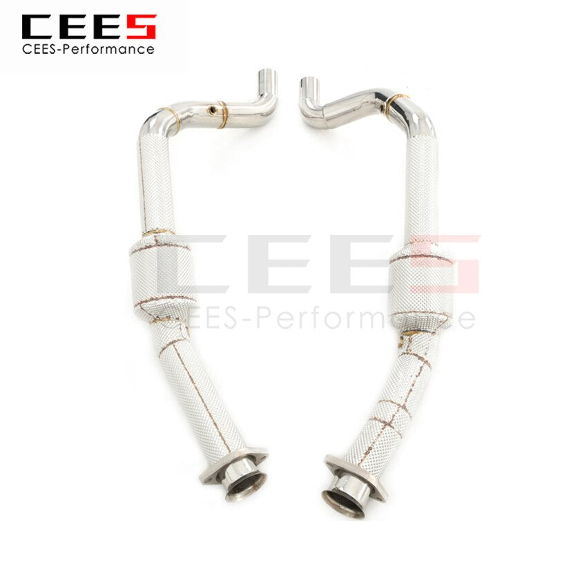 Exhaust System For Land Rover Range Rover Sport SVR Headers With Catalyst Test Pipe Converter High Flow Catted Exhaust Downpipe