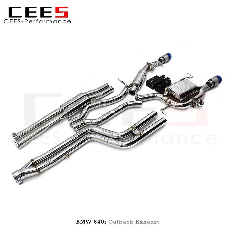 CEES Catback Exhaust for BMW 640/640i 2012-2018 Tuning Stainless Steel Valve Mufflers Exhaust Assembly Car Accessories Escape