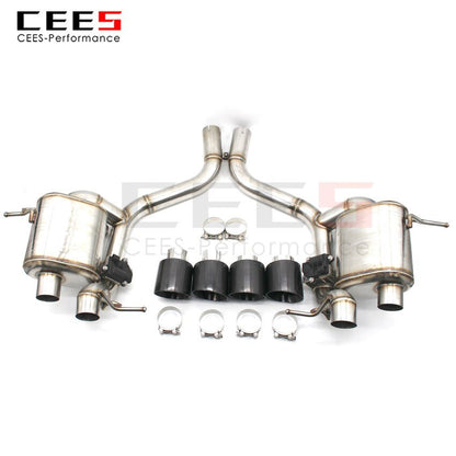 CEES Exhaust System For Maserati GT 4.2 4.7 Stainless Steel Performance Valve Muffler Catback Escape Escape tubo de escapet