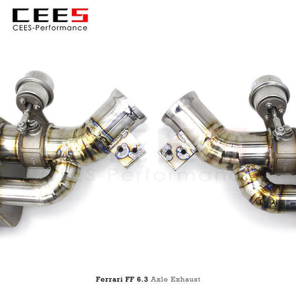 CEES Exhaust for Ferrari FF 6.3 2011- 2016 Tuning Performance Titanium Catback Exhaust Pipe Exhaust System Echappement Voiture