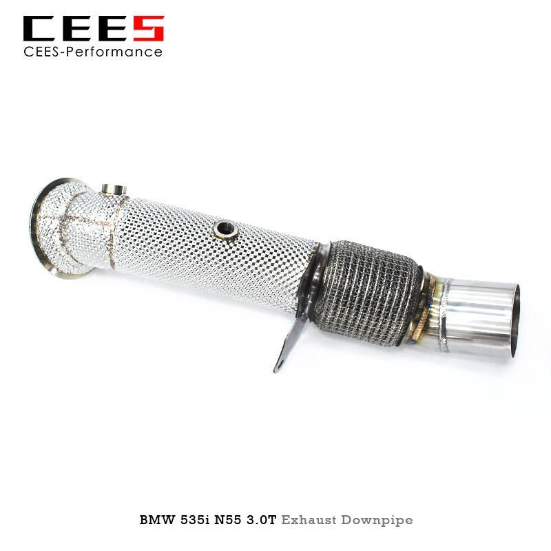 CEES Exhaust Downpipe For BMW 535i N55 3.0T 2010-2017 Stainless Steel Catless downpipe without catalyst Car Exhaust System