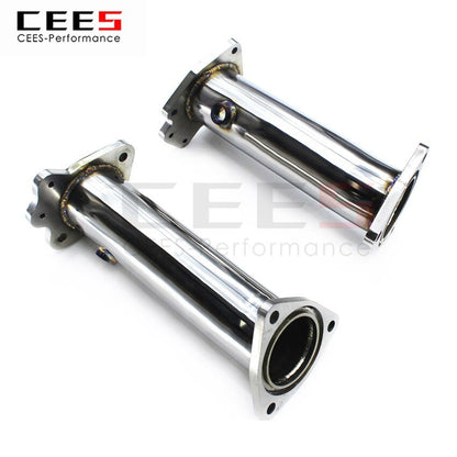 CEES Exhaust System For Chevrolet CorvetteC8 Downpipe Headers high performance  Without Catalyst No cat Manifold Stainless Steel