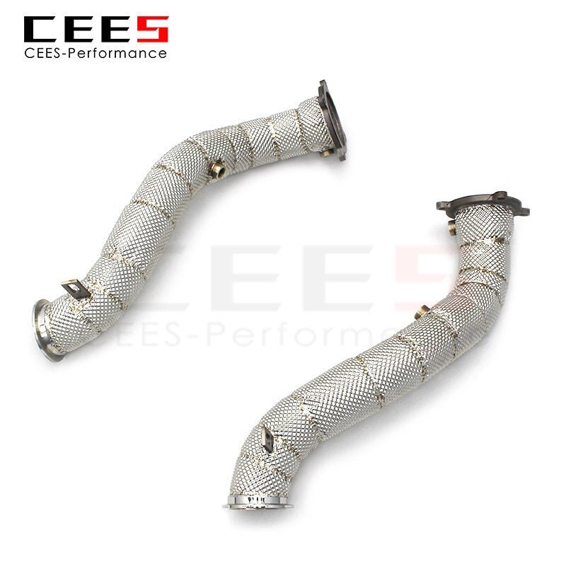 CEES Downpipe for Mclaren 720S 4.0T 2018-2022 High Performance Tuning Catless Downpipe Without Catalyst Auto Parts