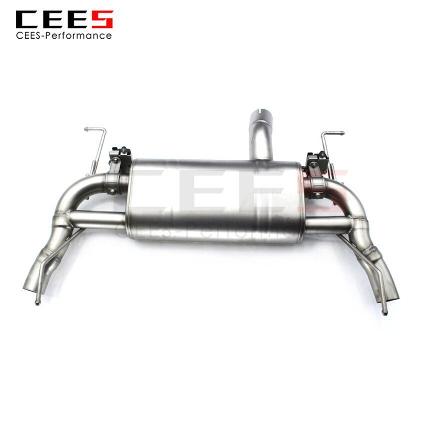 CEES Exhaust System For Cadillac CT5 Stainless Steel Valve Muffler Catback Escape Tubo Escape Coche Terminale Scarico Auto