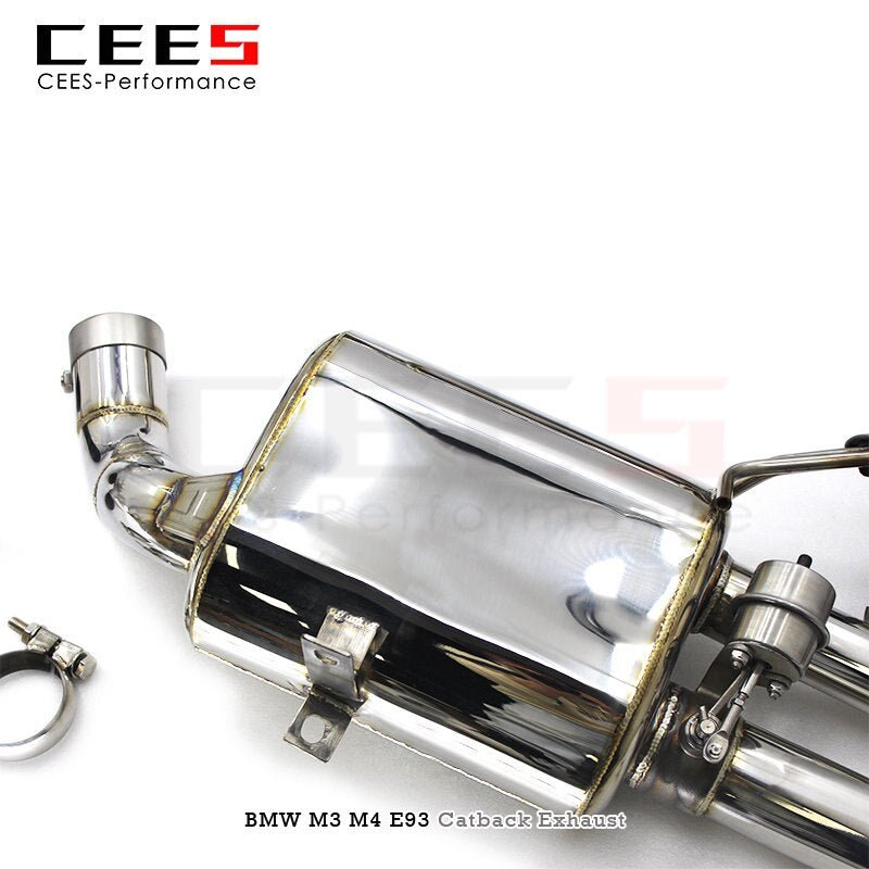 CEES Catback Exhaust for BMW M3 M4 E93 4.0 2008-2013 Racing Car Tuning Performance Exhaust Muffler Pipe Escape Exhaust System