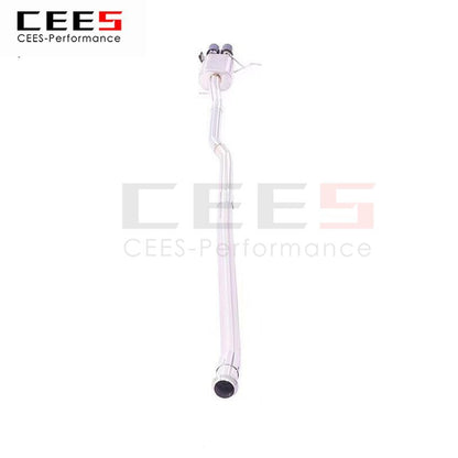 CEES Exhaust System For MINI F55 F56 F57 JCW Stainless Steel Valve Muffler Catback Escape Tubo Escape Coche Car Accessories