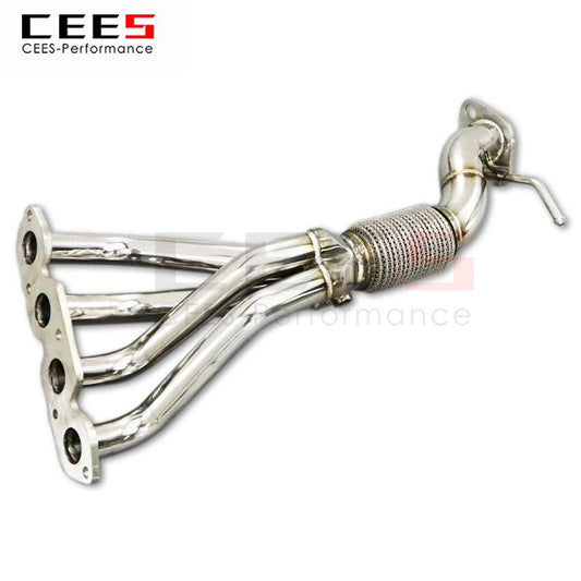 CEES Exhaust System For Mazda Atenza  2.5L 2014 Headers Stainless Steel Test Pipe No cat Downpipe Stainless Steel