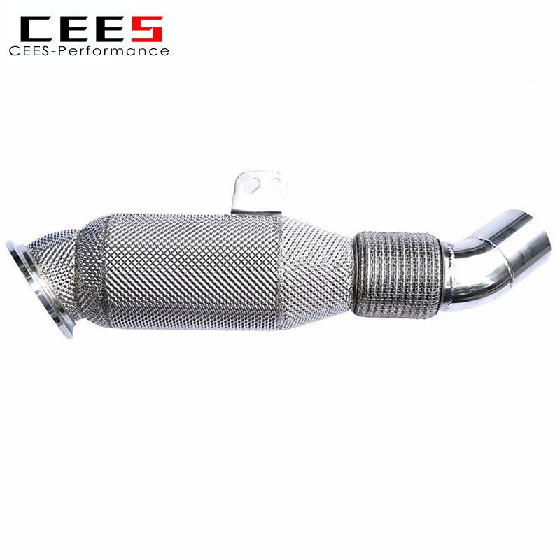 Exhaust Downpipe For BMW TH3 340 B58 3.0T 2014-2022 High Performance 304 Stainless Steel Exhaust Pipe