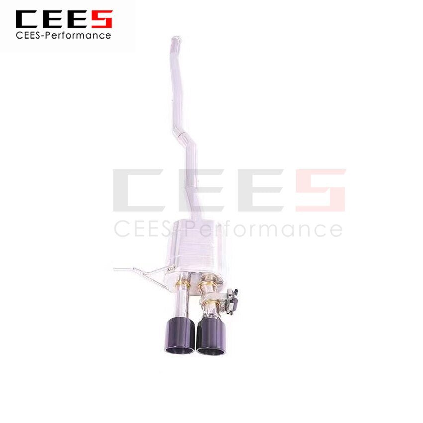 CEES Exhaust System For MINI F55 F56 F57 JCW Stainless Steel Valve Muffler Catback Escape Tubo Escape Coche Car Accessories