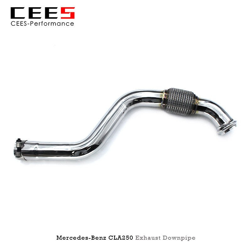 Downpipe For Mercedes-Benz CLA250 2.0T 2014-2021 Exhaust Pipe Stainless Steel Catless downpipe High Performance Exhaust Downpipe