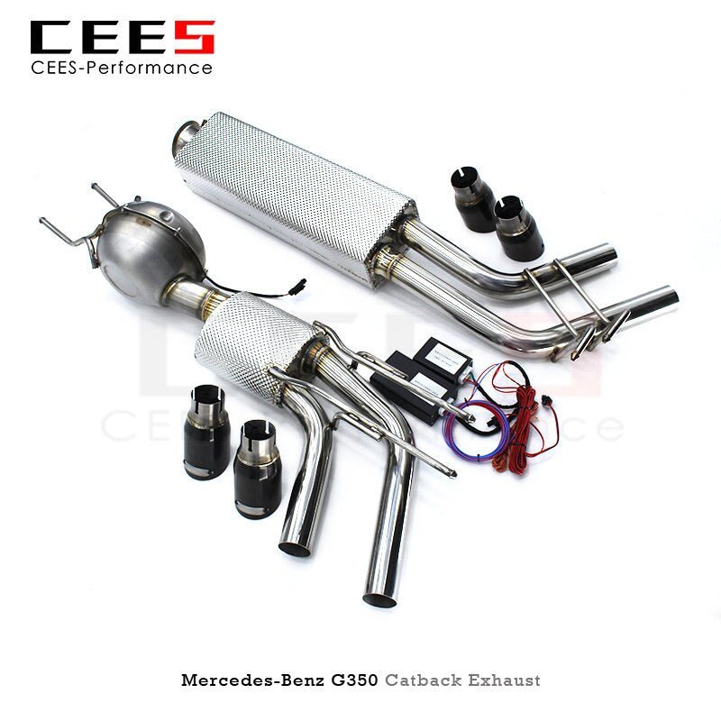 Catback Exhaust For Mercedes-Benz G350D W463/W464 3.0T 2014-2019 Exhaust Pipe 304 Stainless Steel escape  Exhaust System