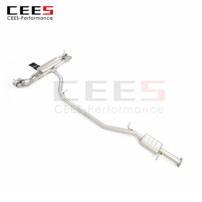 CEES Exhaust System For Cadillac XT5 2.0T 2020-2023 Valve Muffler Catback Escape Tubo Escape Coche Terminale Scarico Auto