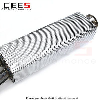 Catback Exhaust For Mercedes-Benz G350D W463/W464 3.0T 2014-2019 Exhaust Pipe 304 Stainless Steel escape  Exhaust System