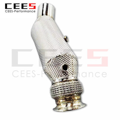 CEES Exhaust System For BMW 630 640 Downpipe Headers With Catalyst Catalytic Converter High Flow Catted Car Accessories