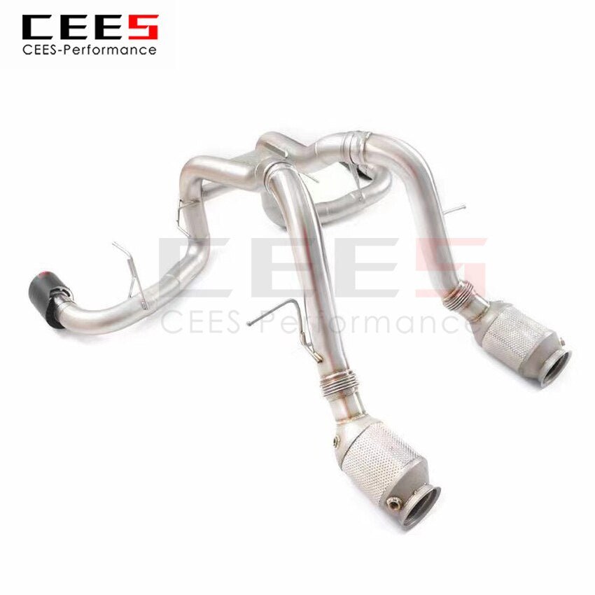 CEES Exhaust System For Mclaren 540C 570C 570S 3.8T Stainless Steel Performance Valve Muffler Catback Escape Tubo Escape Coche