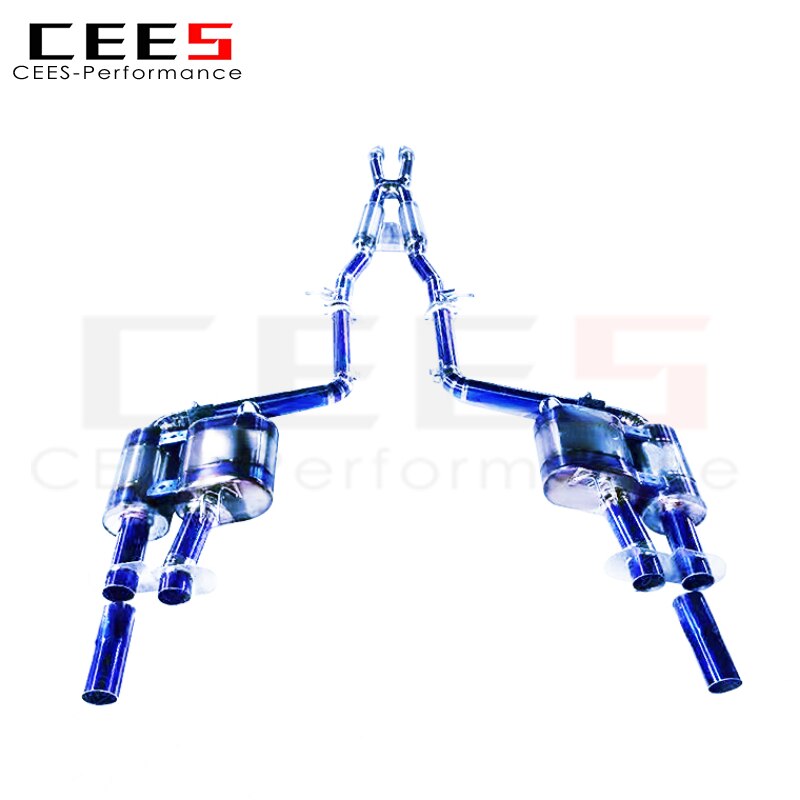 CEES for KIA Stinger GT 3.3 Performance Titanium Valved Mufflers Catback System Exhaust Terminale Scarico Auto Car Accessories