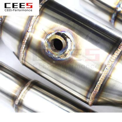 CEES Exhaust System For Porsche 911 997.1 Stainless Steel Valve Muffler Catback Escape Tubo Escape Coche Terminale Scarico Auto