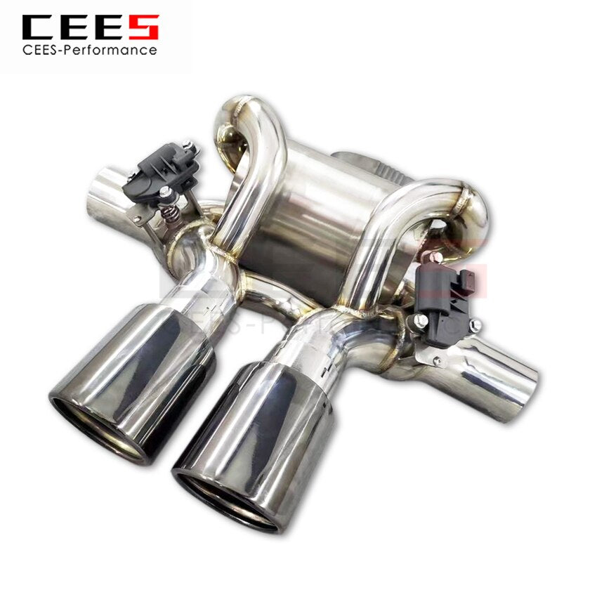 Exhaust System For Porsche 911 992 3.0T 2019-2023 Stainless Steel Catback Valve Muffler Auto Modification Terminale Scarico Auto