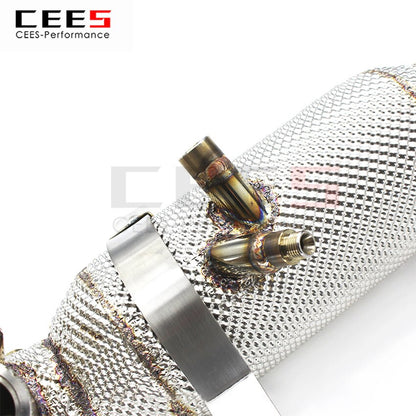 CEES Exhaust System For Alfa Romeo Giulia Headers With Catalyst Test Pipe Converter High Flow Catted Exhaust Downpipe