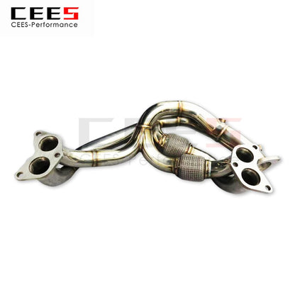 CEES Exhaust System For Toyota GT86 subaru BRZ Isometric manifold headers downpipe Stainless Steel Car Accessories