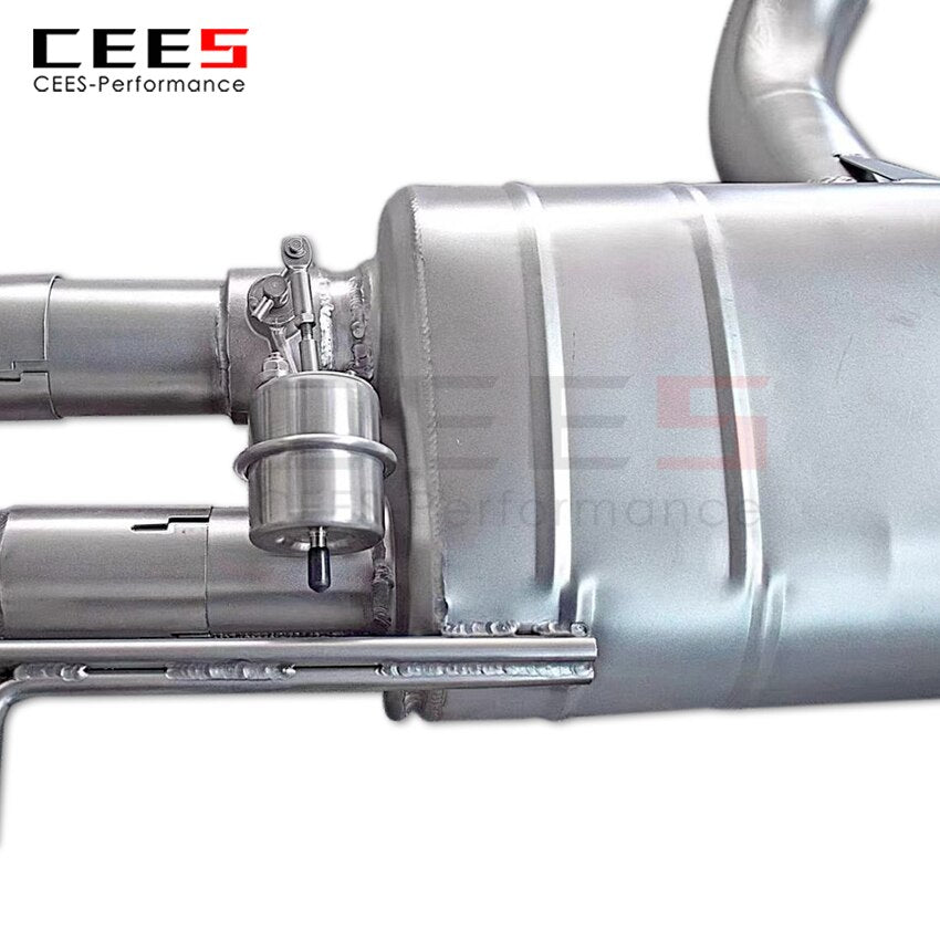 CEES Exhaust System For Cadillac XT4 2.0T 2020-2022 Valve Muffler Catback Escape Tubo Escape Coche Terminale Scarico Auto