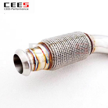 CEES Exhaust System For MINI R56 R57 Stainless Steel Valve Muffler Catback Escape Tubo Escape Coche Terminale Scarico Auto