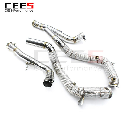 Exhaust System For Mercedes Benz G500 Headers With/Without Catalyst Test Pipe Converter High Flow Catted Exhaust Downpipe