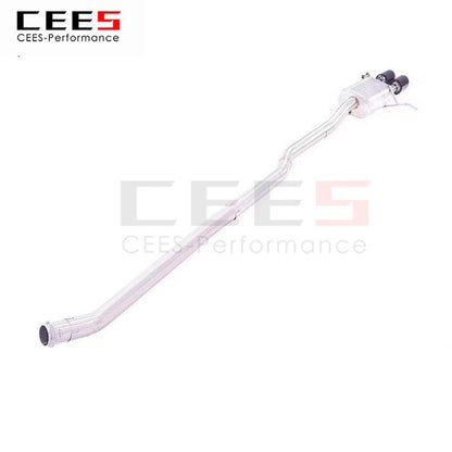 CEES Exhaust System For MINI F55 F56 F57 JCW Stainless Steel Valve Muffler Catback Escape Tubo Escape Coche Car Accessories